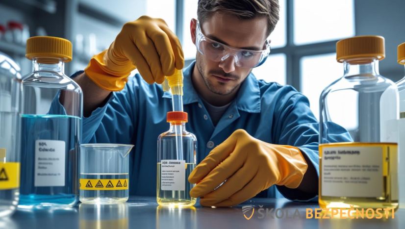 Zásady BOZP pri manipulácii s chemickými látkami Zásady BOZP pri manipulácii s chemickými látkami