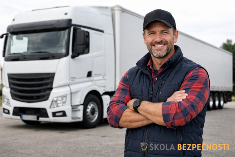 BOZP pre profesionálnych vodičov nad 3,5 tony - slovenský jazyk