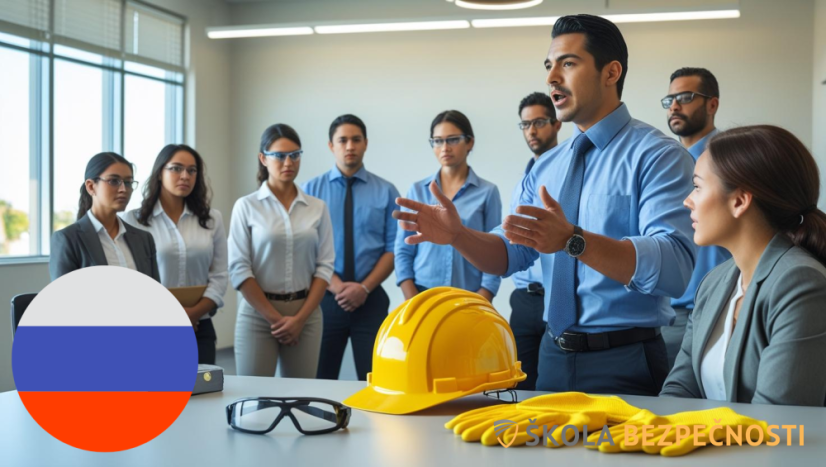 Balík školení BOZP a OPP - ruský jazyk - Обучение по охране труда и технике безопасности i Обучение по пожарной безопасности